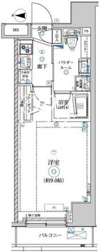アルテシモラート 1502 間取り図