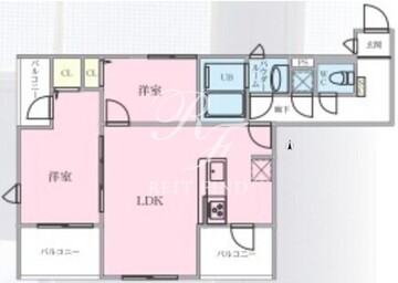 The MANOR KYODO 502 間取り図