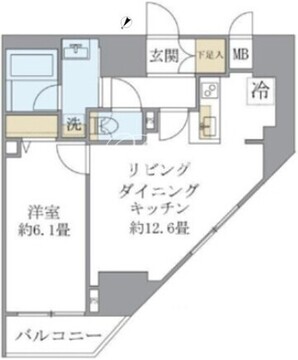 エレミ本蓮沼 901 間取り図