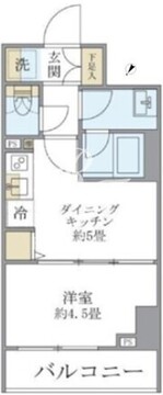 エレミ本蓮沼 202 間取り図