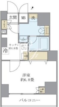 エレミ本蓮沼 201 間取り図