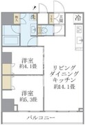 エレミ本蓮沼 105 間取り図