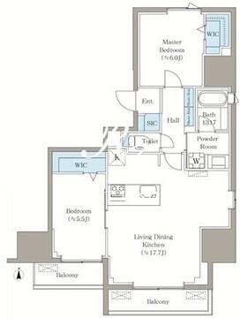 VISTA西早稲田 1101 間取り図