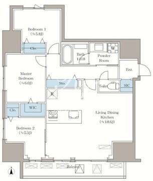 VISTA西早稲田 902 間取り図