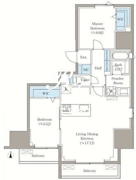 VISTA西早稲田 501 間取り図