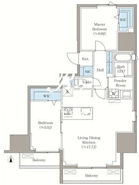 VISTA西早稲田 301 間取り図