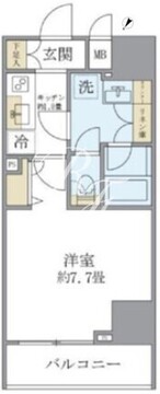 エレミ本蓮沼 203 間取り図