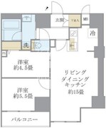 エレミ本蓮沼 501 間取り図