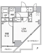 エレミ本蓮沼 1201 間取り図