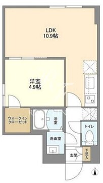 ウェルスクエア駒場東大前 101 間取り図