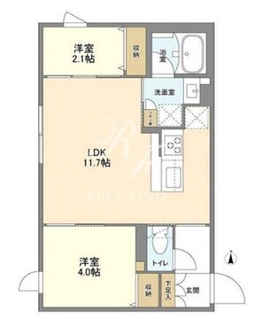 ウェルスクエア駒場東大前 301 間取り図