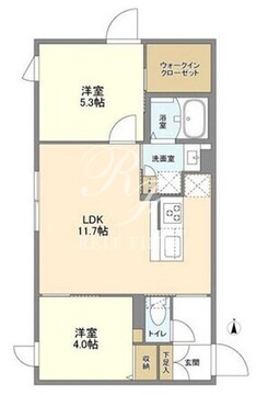 ウェルスクエア駒場東大前 201 間取り図