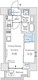 イプセ御成門 1402 間取り図