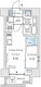 イプセ御成門 302 間取り図