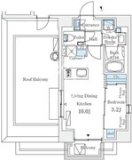 イプセ御成門 1501 間取り図