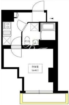 ベルカント浅草蔵前 302 間取り図