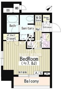 オークスクエア大森 1301 間取り図