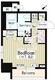 オークスクエア大森 1301 間取り図