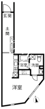 クリオ ラモード木場公園 403 間取り図