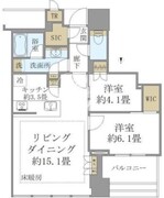 白金ザ・スカイ E-628 間取り図