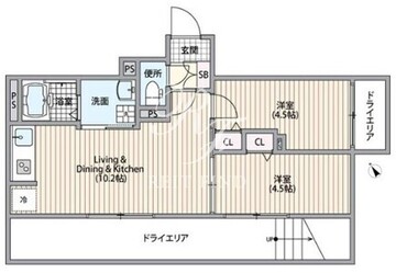 HJクラウンⅠ 001 間取り図