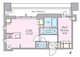 クレストコート旗の台 401 間取り図