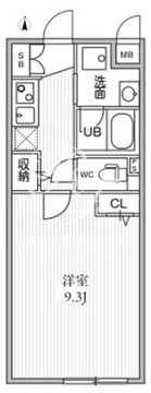 THE PALMS大島 206 間取り図
