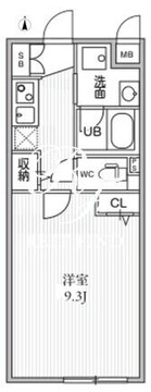 THE PALMS大島 406 間取り図
