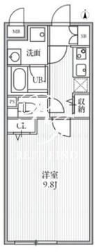 THE PALMS大島 305 間取り図