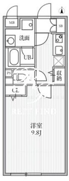THE PALMS大島 405 間取り図