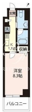 エスティメゾン三軒茶屋2 404 間取り図