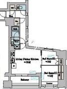 ブリリアイスト墨田曳舟 404 間取り図
