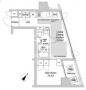 BPRレジデンス渋谷 501 間取り図