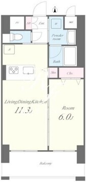 ポルトフィーノ 601 間取り図