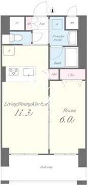 ポルトフィーノ 302 間取り図