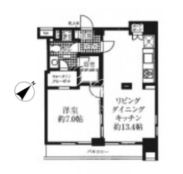 HF銀座レジデンス 1201 間取り図