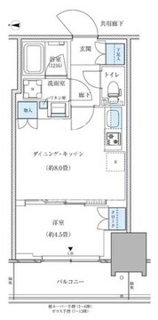 パークアクシス西大島コンフォートスクエア 436 間取り図