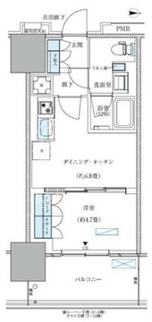 パークアクシス西大島コンフォートスクエア 422 間取り図