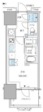 パークアクシス西大島コンフォートスクエア 416 間取り図
