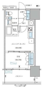 パークアクシス西大島コンフォートスクエア 619 間取り図