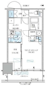 パークアクシス西大島コンフォートスクエア 1132 間取り図