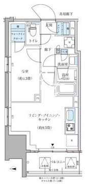 パークアクシス西大島コンフォートスクエア 1127 間取り図