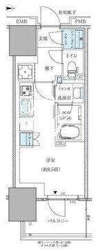 パークアクシス西大島コンフォートスクエア 916 間取り図