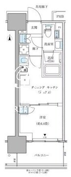 パークアクシス西大島コンフォートスクエア 1111 間取り図