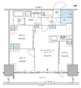 パークアクシス西大島コンフォートスクエア 1416 間取り図