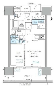 パークアクシス西大島コンフォートスクエア 613 間取り図
