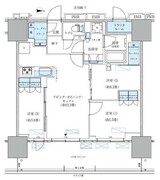 パークアクシス西大島コンフォートスクエア 1411 間取り図