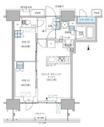 パークアクシス西大島コンフォートスクエア 1306 間取り図