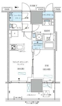 パークアクシス西大島コンフォートスクエア 1125 間取り図
