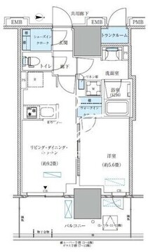 パークアクシス西大島コンフォートスクエア 625 間取り図